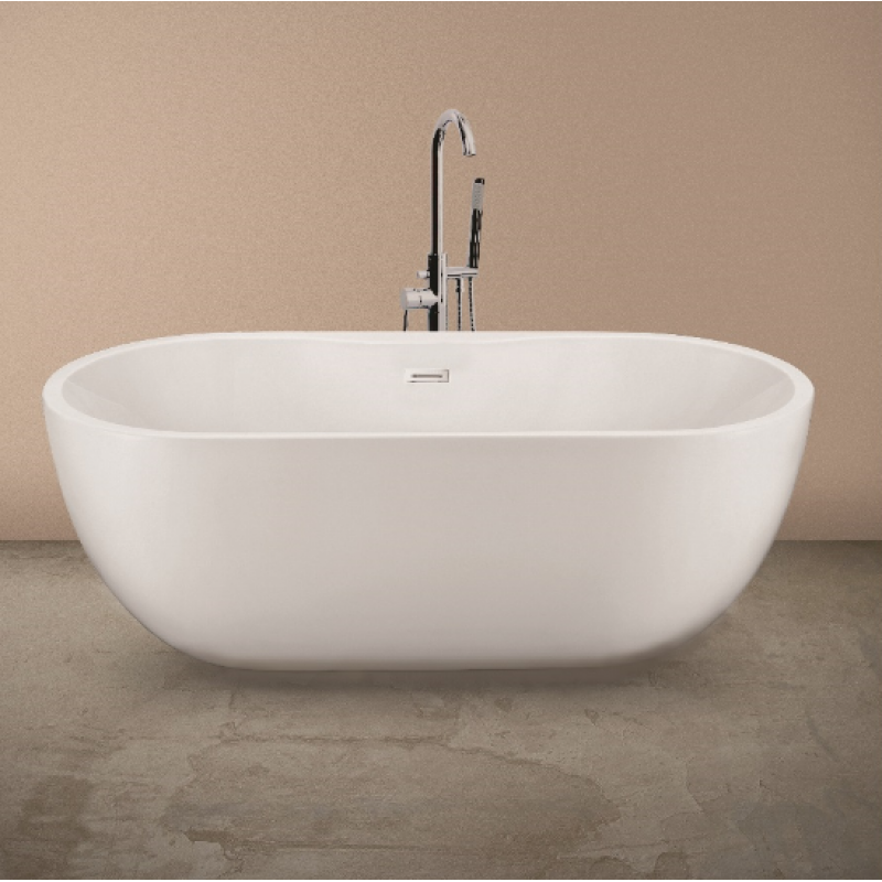 Chloe Freestanding Bath With Tap Ledge 1800mm X 750mm